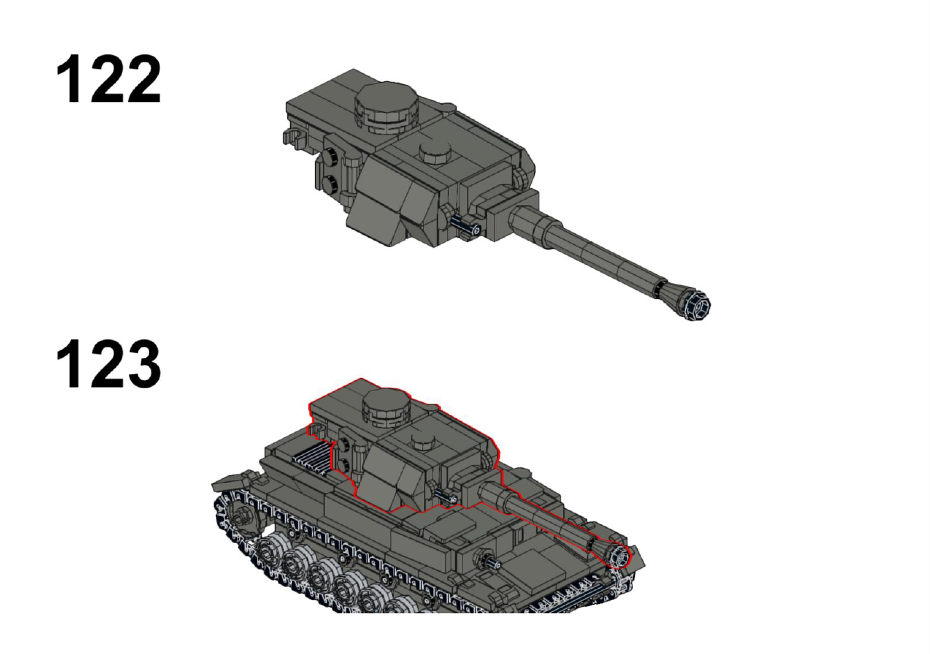 Panzer IV Ausf. G 1:45 scale PDF INSTRUCTION