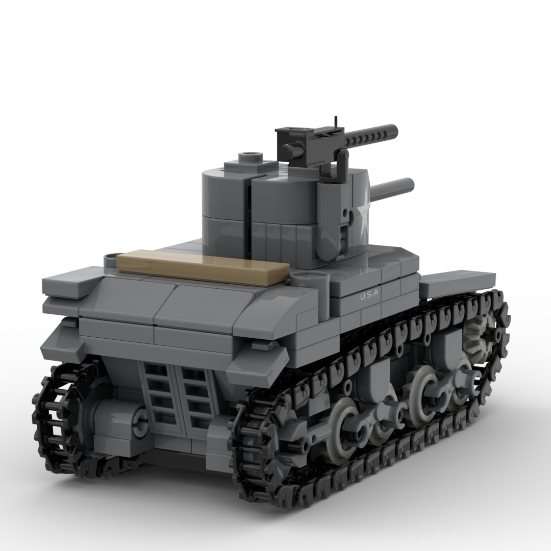 M3 Stuart 1:45 scale PHYSICAL INSTRUCTION