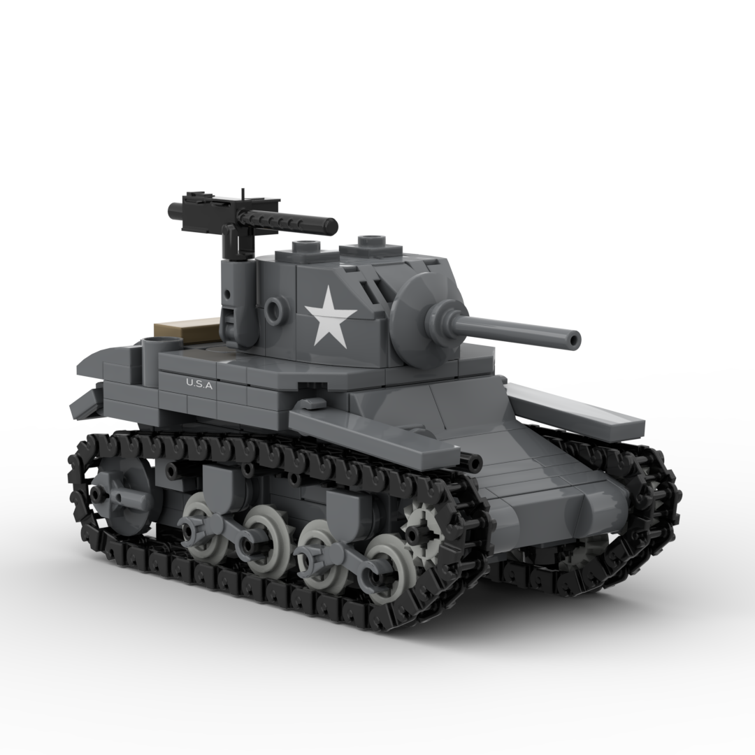 M3 Stuart 1:45 scale PHYSICAL INSTRUCTION