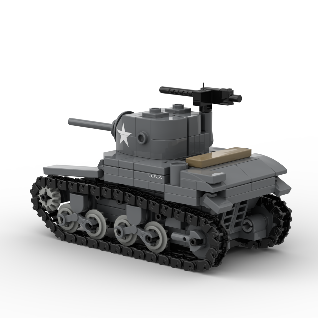 M3 Stuart 1:45 scale PHYSICAL INSTRUCTION