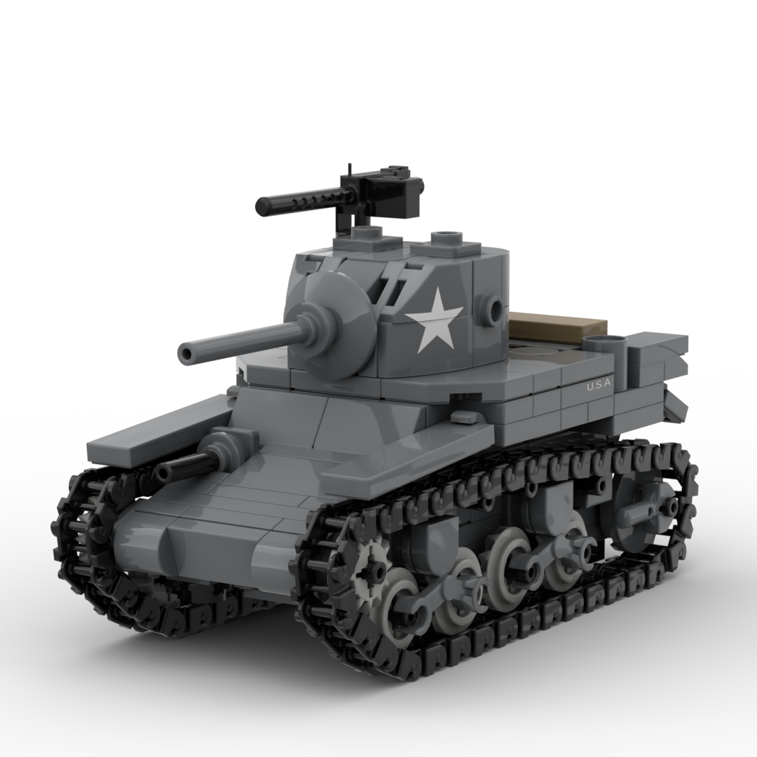 M3 Stuart 1:45 scale PHYSICAL INSTRUCTION